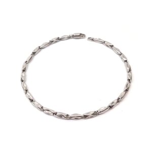 Bracciale Moderno in Oro Bianco 13